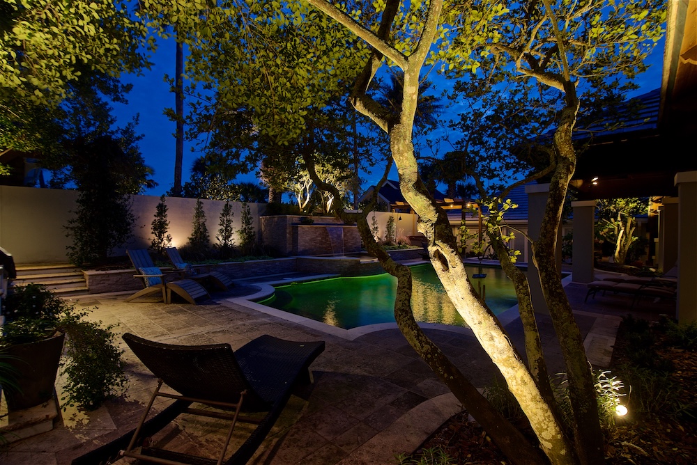 patio pool lighting st augustine florida